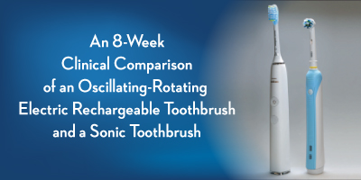 Eight Week Clinical Comparison of an Oscillating-Rotating Electric Rechargeable Toothbrush